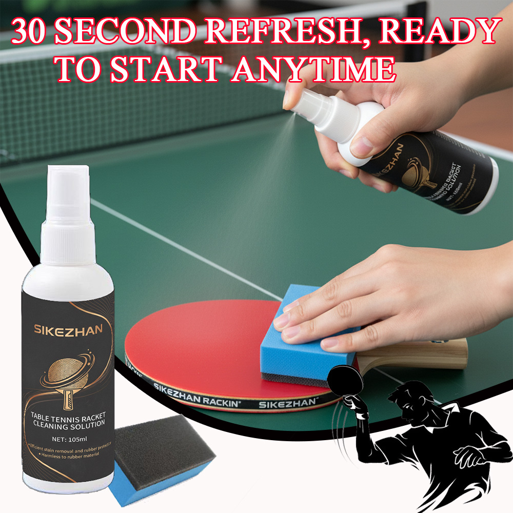 Table Tennis Rubber Review - Спрей для чистки ракеток для настольного