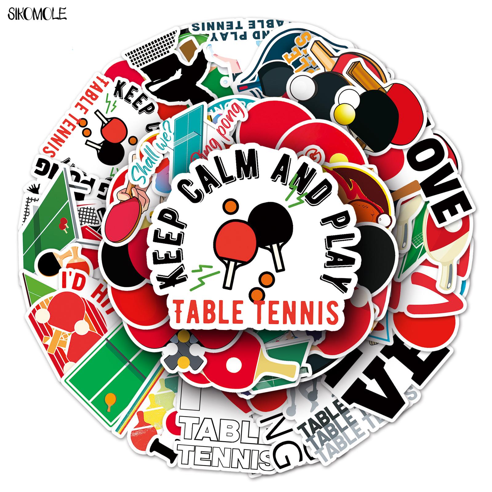 Table Tennis Youth - 10/30/50 шт. стикеры в виде мяча