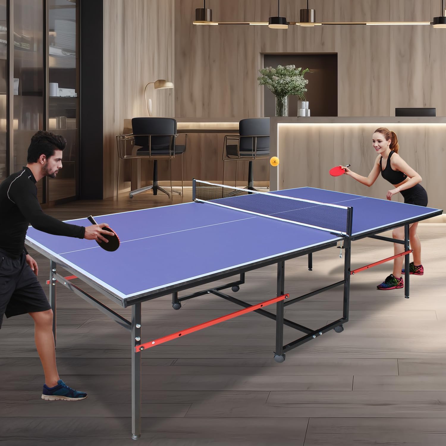 8-футовый переносной стол для  – обзор и цена Table Tennis Youth