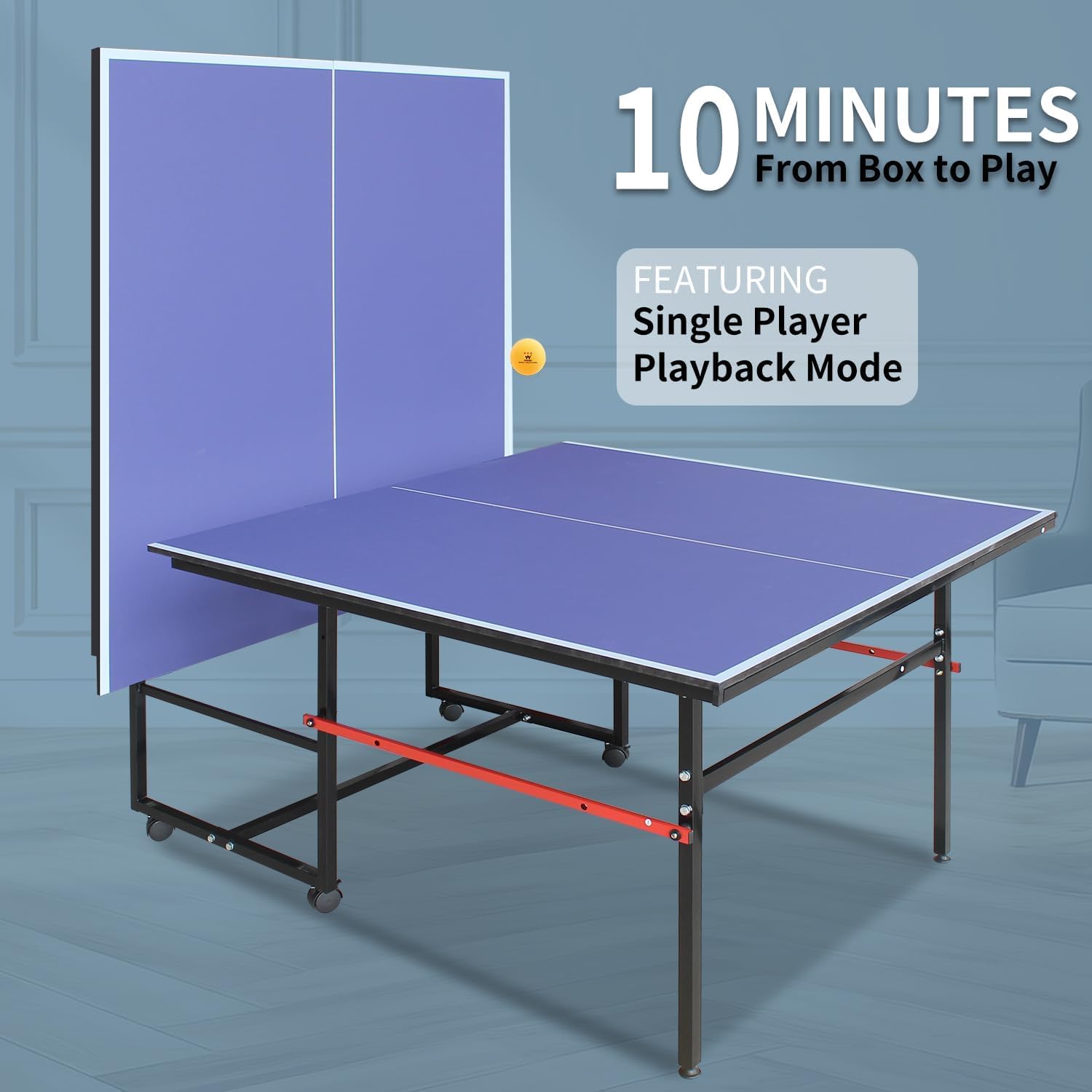 8-футовый переносной стол для  – обзор и цена Table Tennis Youth