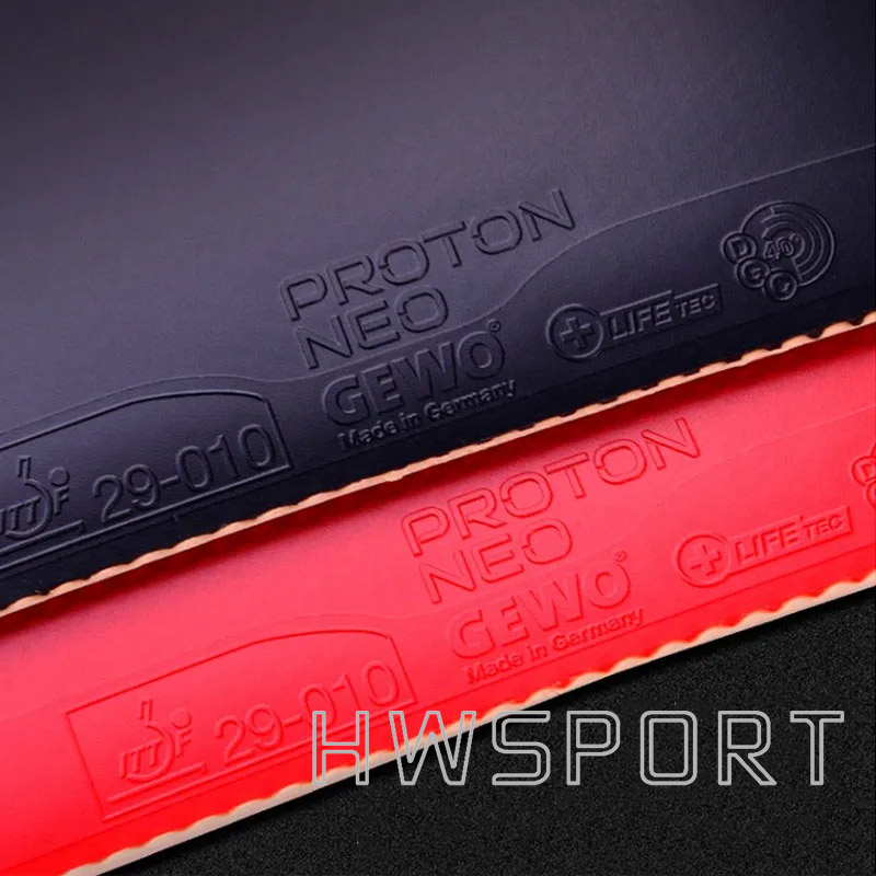GEWO PROTON NEO резиновый не л – обзор и цена Table Tennis Germany