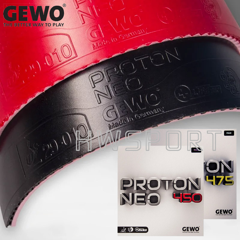 GEWO PROTON NEO резиновый не л – обзор и цена Table Tennis Germany