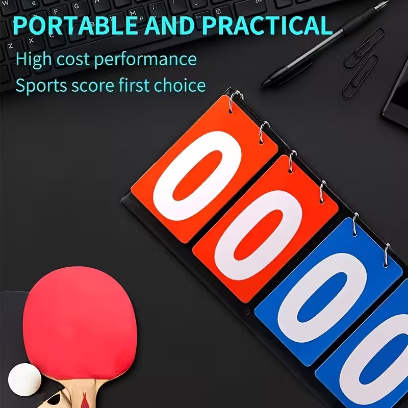 4-значное перекидное табло для – обзор и цена Table Tennis Scoring