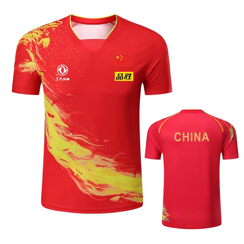 Футболка с принтом китайского  – обзор и цена Table Tennis Club Jersey